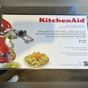 KitchenAid Red Spiralizer Plus Attachment for Stand Mixers - NWT